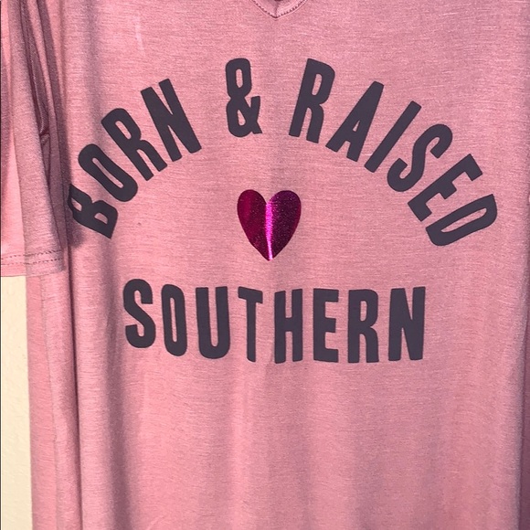 FRANCESCA’S mauve pink cold shoulder tee. NWT - Picture 2 of 8